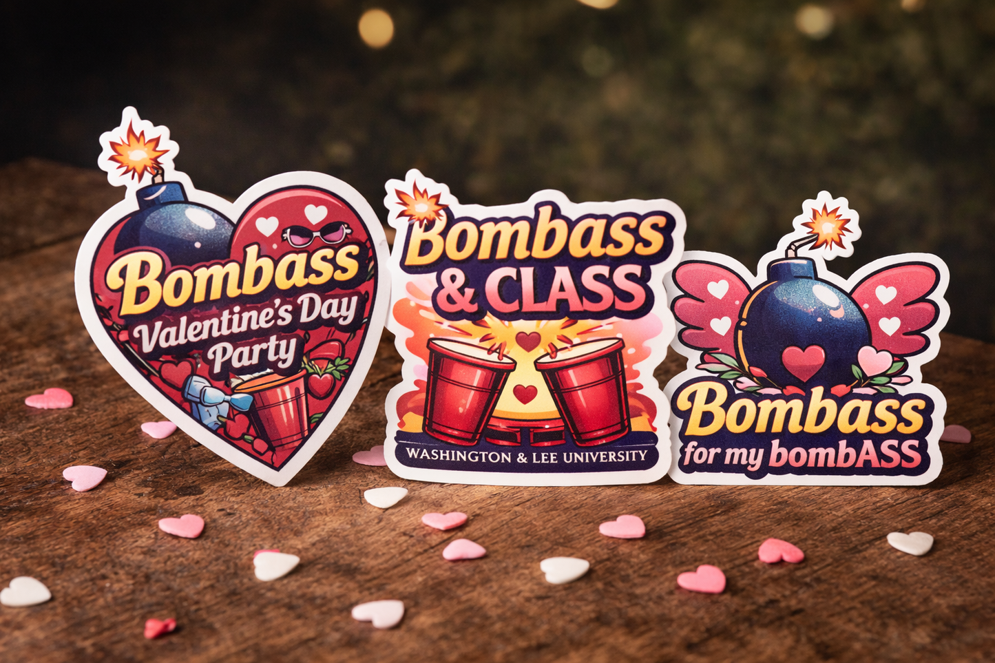 Bombass Sticker Set