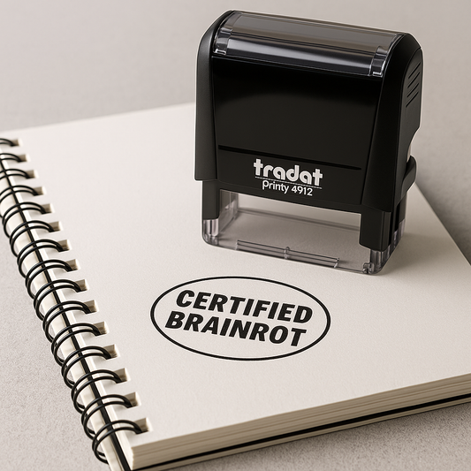 Certified Brainrot Stamp