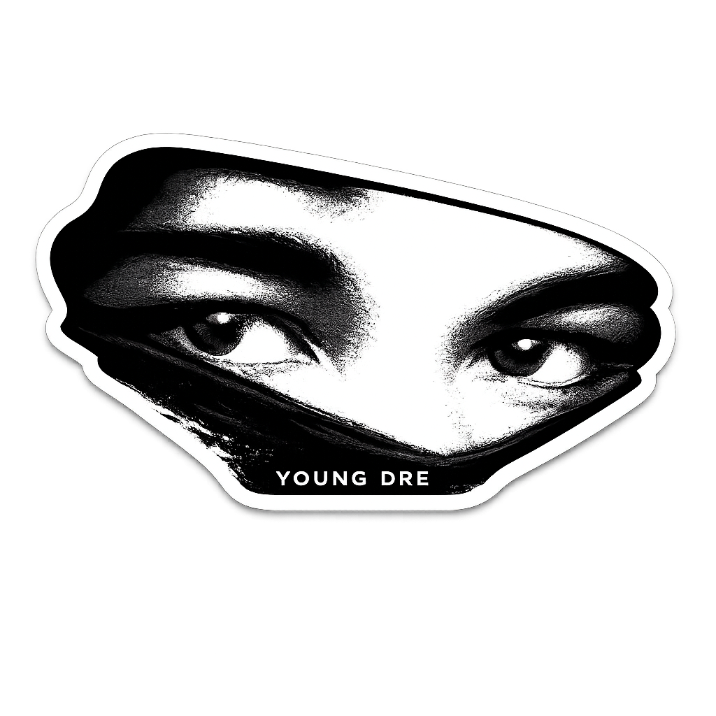 Young Dre Eyes Die-Cut Sticker - 10 pack