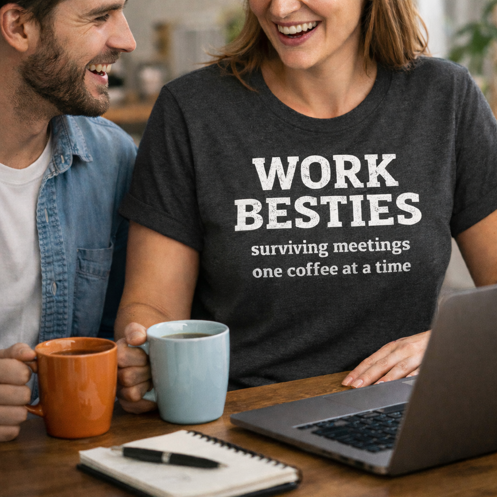 "WORK BESTIES" T-SHIRT