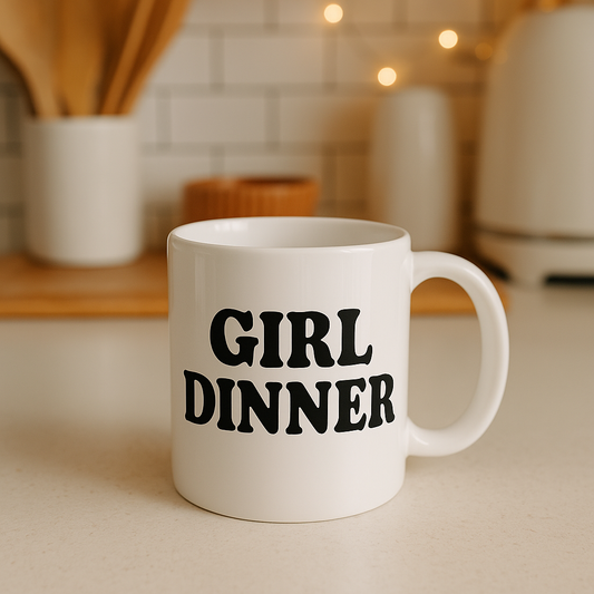 Girl Dinner Coffee Mug